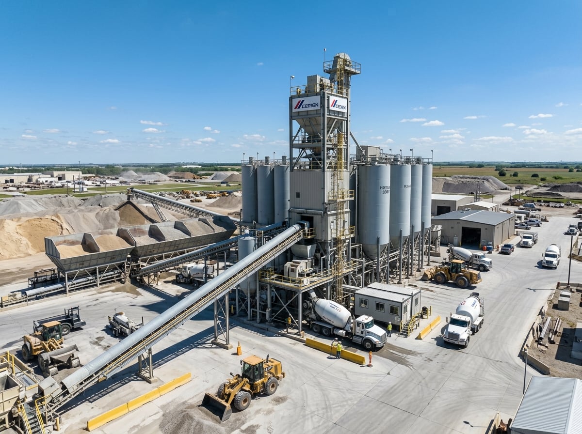 Concrete batch plant operations